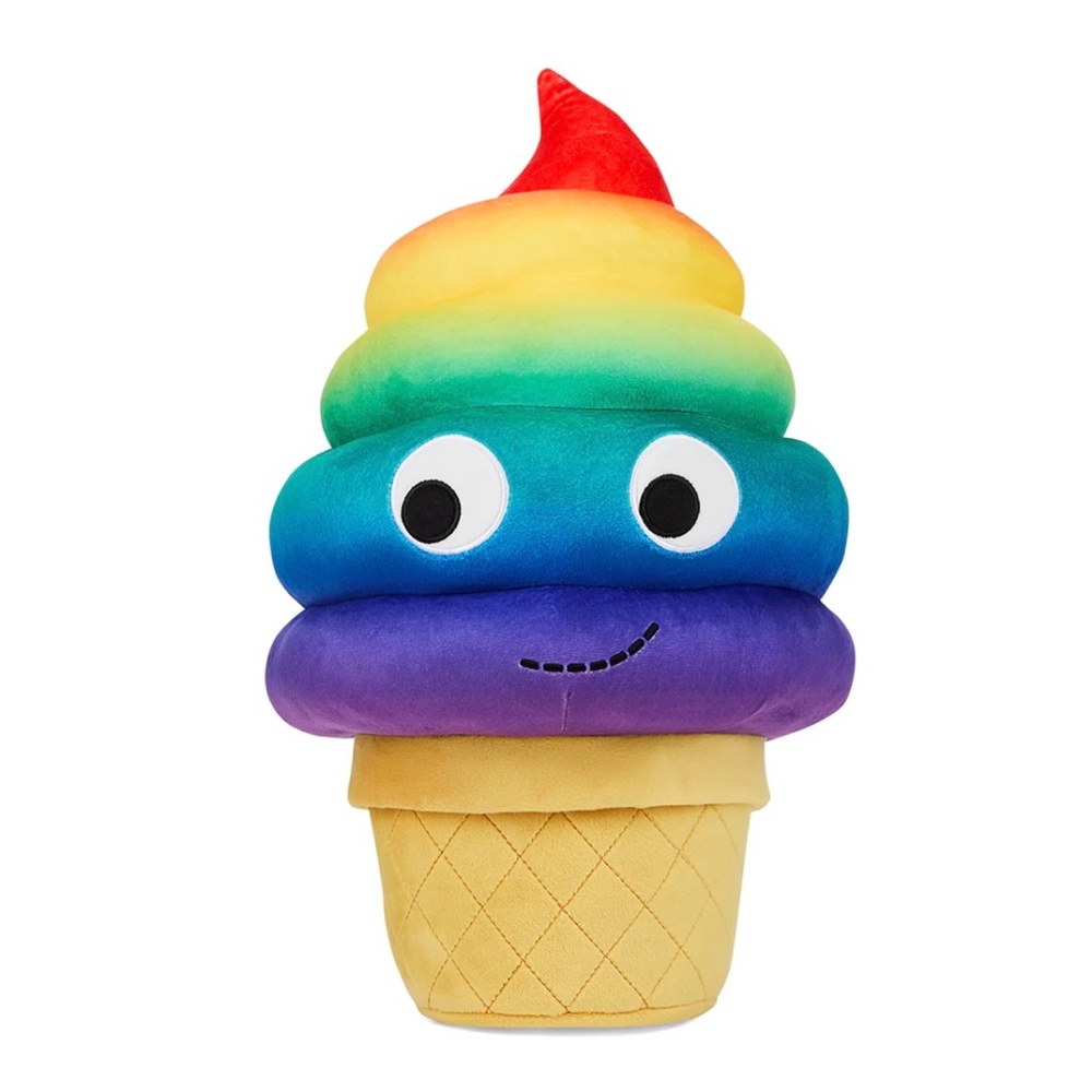 Rainbow ice cream cone